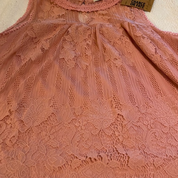 Chance or Fate women’s 3x Blush Powder pullover dressy sleeveless top.  NWT - Picture 2 of 7